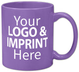Colored Ceramic Mugs (11 oz)