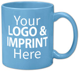 Colored Ceramic Mugs (11 oz)
