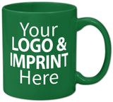 Colored Ceramic Mugs (11 oz)