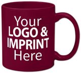 Colored Ceramic Mugs (11 oz)