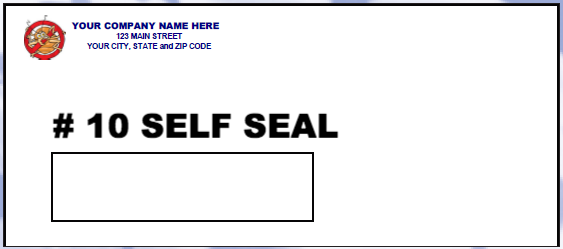 #10 Window Envelope - Self Seal