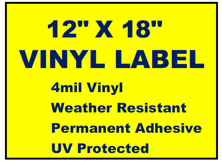 Custom: Vinyl Labels - 12