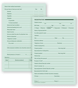 Adult Registration Form - Two-Sided #15