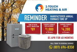 HVAC Reminder Cards - Template #01 - 4 in x 6 in