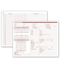 Pedodontic Exam Record - Two-Sided #20092