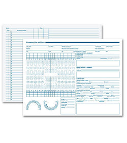 Adult Exam Record DDS, Horizontal #21012