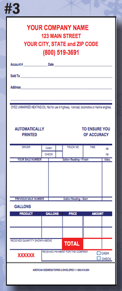 Veeder-Root Meter Ticket