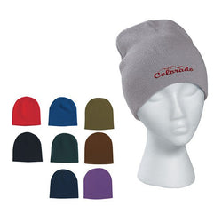 Knit Beanie With Patch (As low as $7.67)
