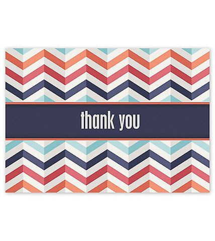 Thank You Cards - Zig Zag