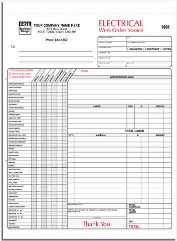 Form 6520 Work Order