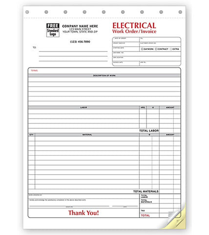 Form 6574 Work Order