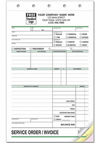 Pest Service Invoice 6575-3