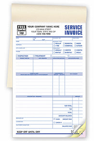 Pest Service Invoice Books 6576-3