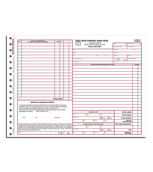 CT State Repair Order    #6584C