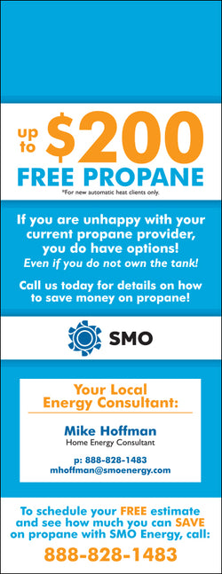 Propane Door Hanger - Full Color - Template #18