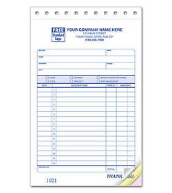 SALES INVOICES 5.5in x 8.5in - Item 81