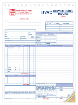 HVAC Service Invoice 6532