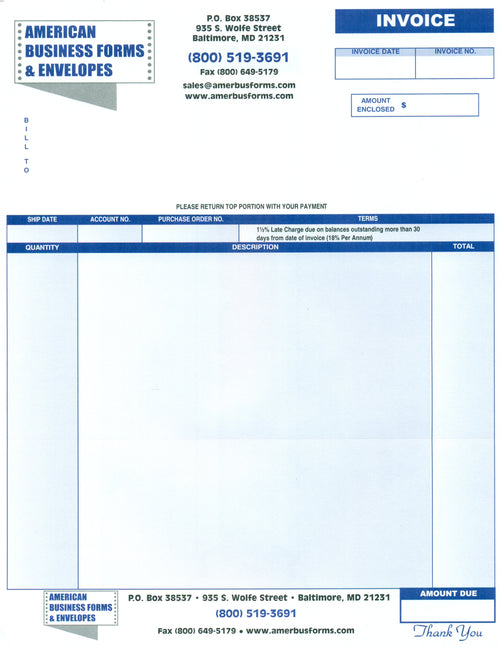 Fuel Oil Invoices & Forms | Amerbusforms.com – Tagged
