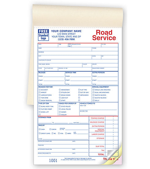 Road / Towing Service Orders - Booked  #2525