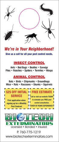 Pest Door Hanger - Full Color - Template #07 - Pest