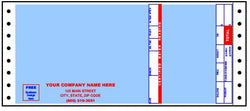 Blue Cow Meter Ticket 1 (Printed On Back)