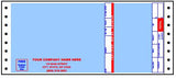 Blue Cow Meter Ticket 1 (Printed On Back)