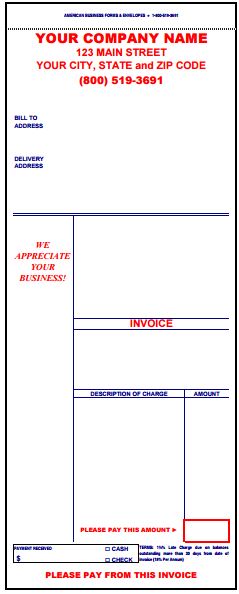 Cargas Ticket – American Business Forms & Envelopes
