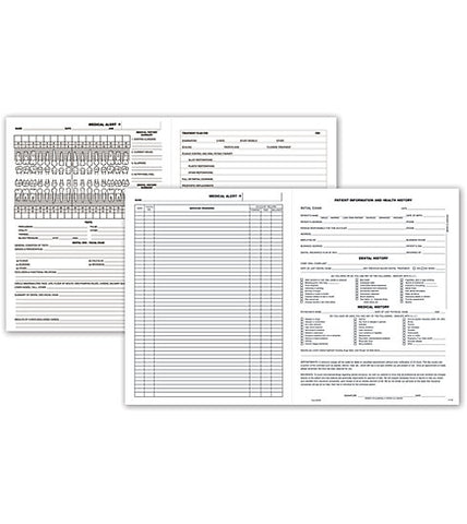 Dental Patient Record Folder #D100 – American Business Forms & Envelopes