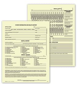 Dental Patient Record, Single Sheet #D101