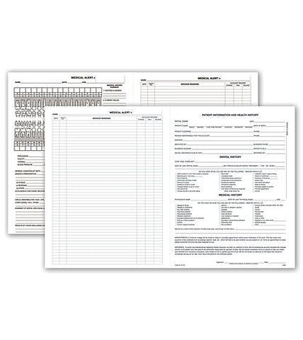 Dental Patient Record Folder, Without Treatment Plan #D103