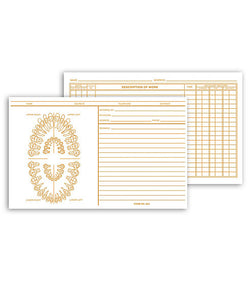 Dental Exam Slip, Unnumbered Teeth #D24