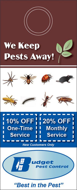 Pest Door Hanger - Full Color - Template #10  - Pest
