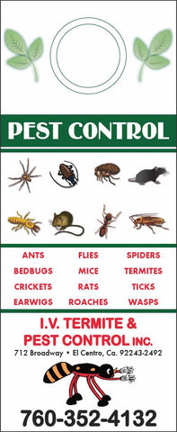 Pest Door Hanger - Full Color - Template #09  - Pest