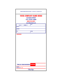 CUSTOM ELECTRONIC METER TICKET (ET-8)