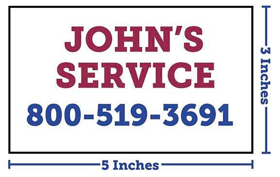 Heavy Duty Durable Stickers (2 Colors) - 5