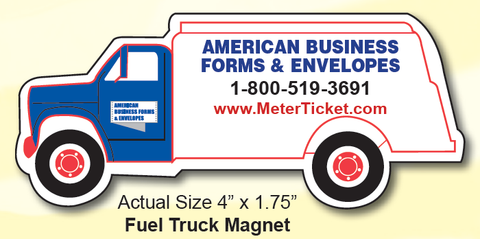 Fuel Truck Magnet - Small
