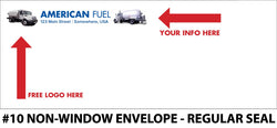 #10 Non-Window Propane Envelope - Moisten Seal