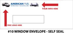 #10 Window Fuel Envelope - Self Seal