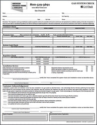 Gas Check Form - #3