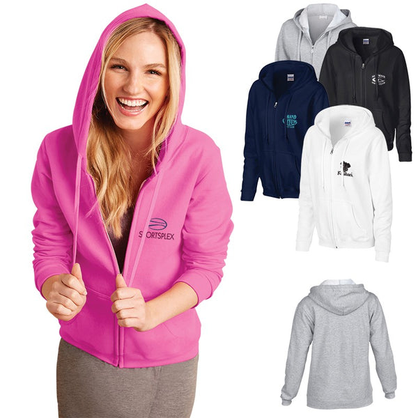 Ladies Gildan® Heavy Blend™ Full Zip Hooded Sweatshirt (As low as $27.19)