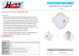 Harley N95 Face Mask- NIOSH Approved - 20 per box- FDA and CE Certified