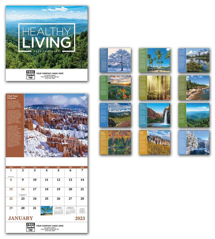 Healthy Living Wall Calendar