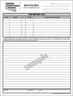 Pest IPM Report Log