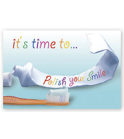Laser Postcards, Dental Reminder #LRP201B