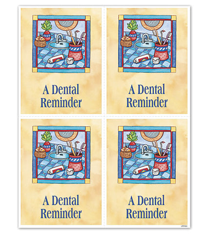 Laser Postcards, Dental Reminder #LRP993