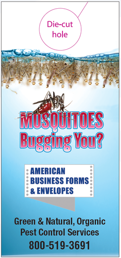 Pest Door Hanger - Full Color - Template #02 - Mosquitoes