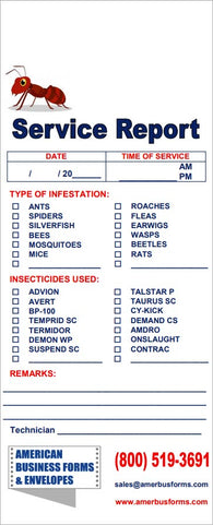 Pest Door Hanger - Full Color - Template #01 - Service Report