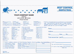 Detailed Pest Control Inspection Forms – American Business Forms ...