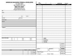 PROPANE SERVICE INVOICE