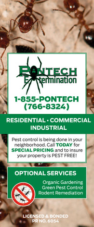 Pest Door Hanger - Full Color - Template #19 - Ants